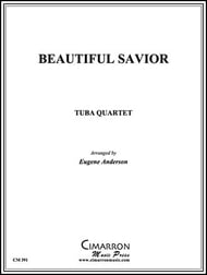 BEAUTIFUL SAVIOR 2 Euphonium 2 Tuba QUARTET P.O.D. cover Thumbnail